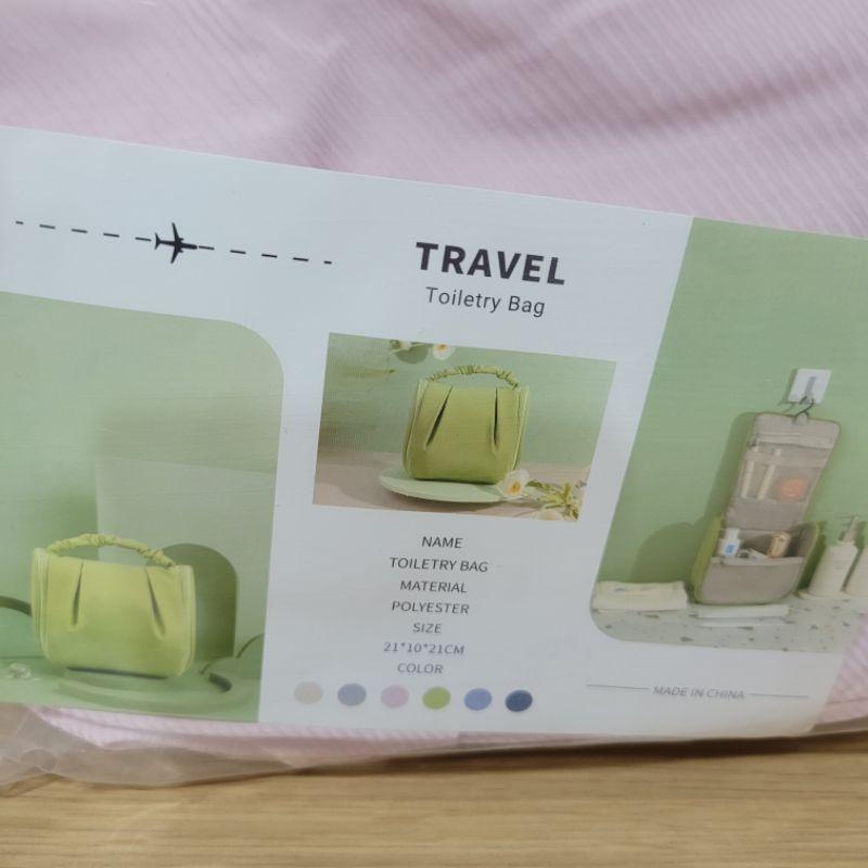 全新多功能雲朵粉色盥洗包 化妝包 旅行包 收納袋-細節圖2
