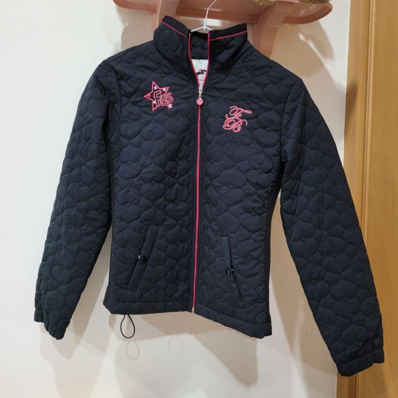 95新Felix Buhler黑色M號愛心內裡桃紅有內抽繩修腰防風外套-細節圖2