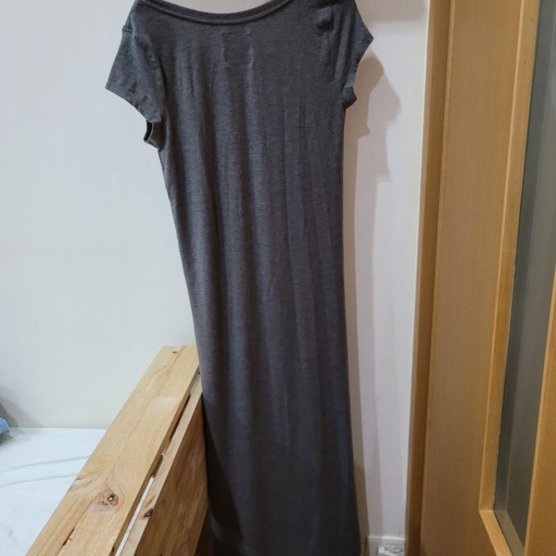 99新blan chic proportion body dressing 灰色貼身短袖連身裙-細節圖2