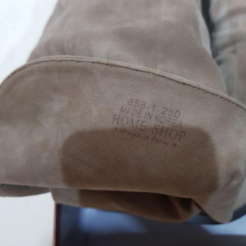 Home shop 麂皮感長靴 膝上靴 25cm 40號 韓國製 不掉筒 內裡微刷毛保暖 兩種穿法如最後圖-細節圖6