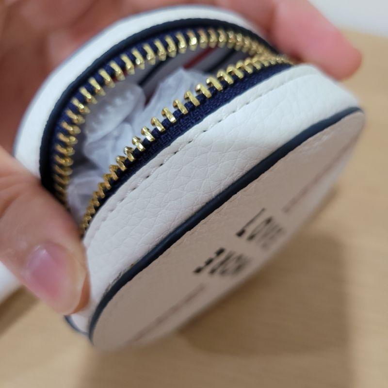 全新Samantha Thavasa × Fred Segal 吊飾包 真皮運動風圓型圓餅-細節圖6