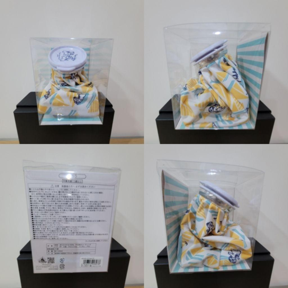 全新日本迪士尼小美人魚收納袋透明網狀化妝包與玩具總動員涼感巾與花栗鼠奇奇蒂蒂冰敷袋-細節圖5