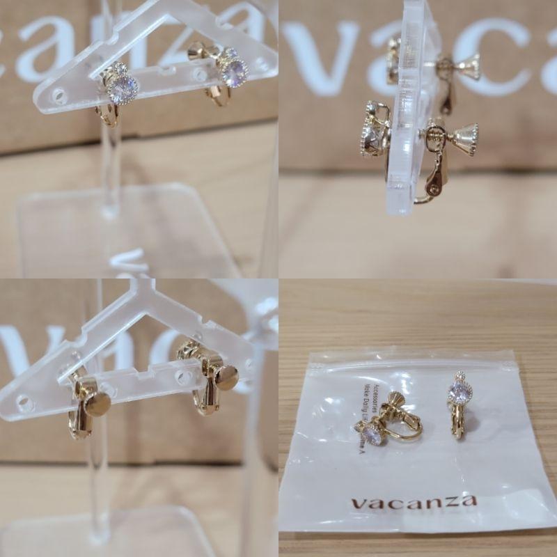 全新Vacanza合金螺旋式夾式耳夾耳環-細節圖6