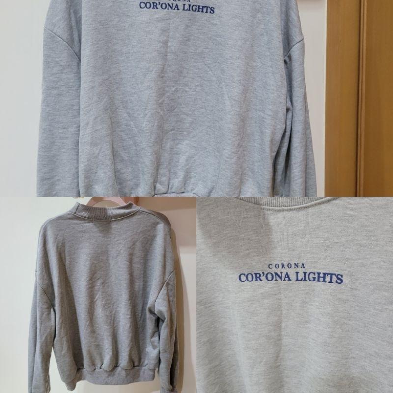 9成新女士 Le coq sportif  9成新寶利生藍色可愛狐狸 全新so dear灰色 L號長袖運動冬季上衣-細節圖5