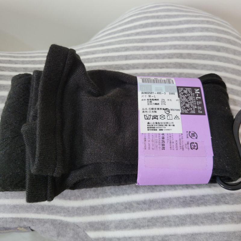 全新多品牌褲襪合輯M L可穿 日本製Anna sui格紋內搭厚褲襪花蝶果漾黑色日本滿足UV香川 Marcella瑪榭褲襪-細節圖5
