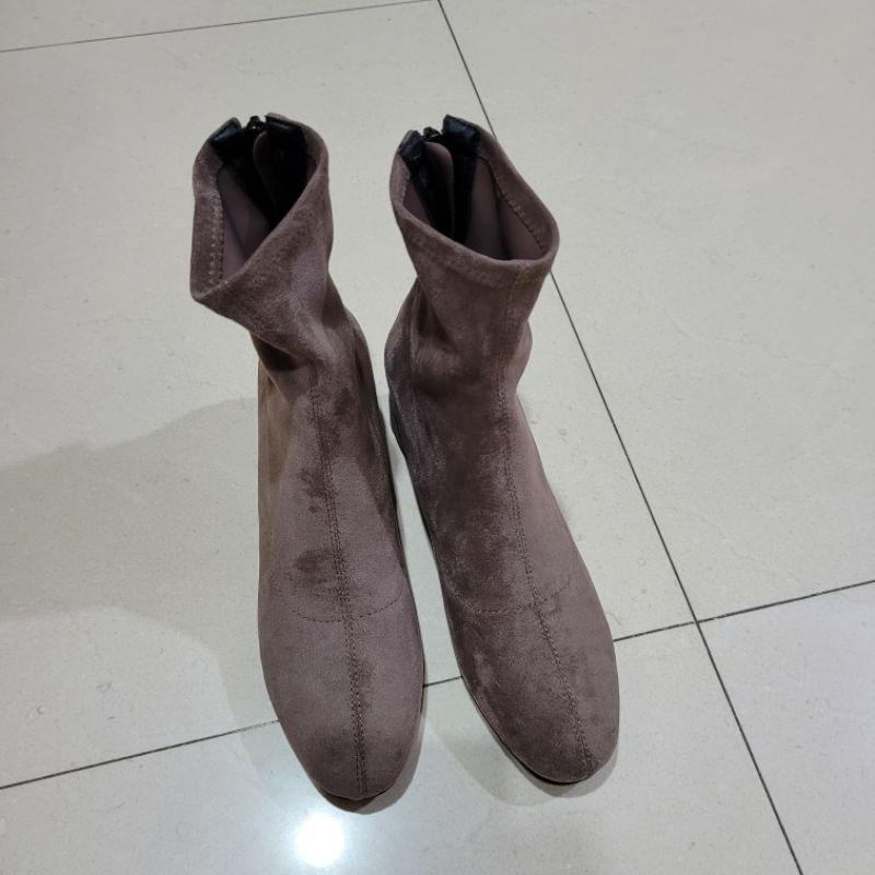 全新韓版短靴40號25cm貼腳踝大尺碼-細節圖3