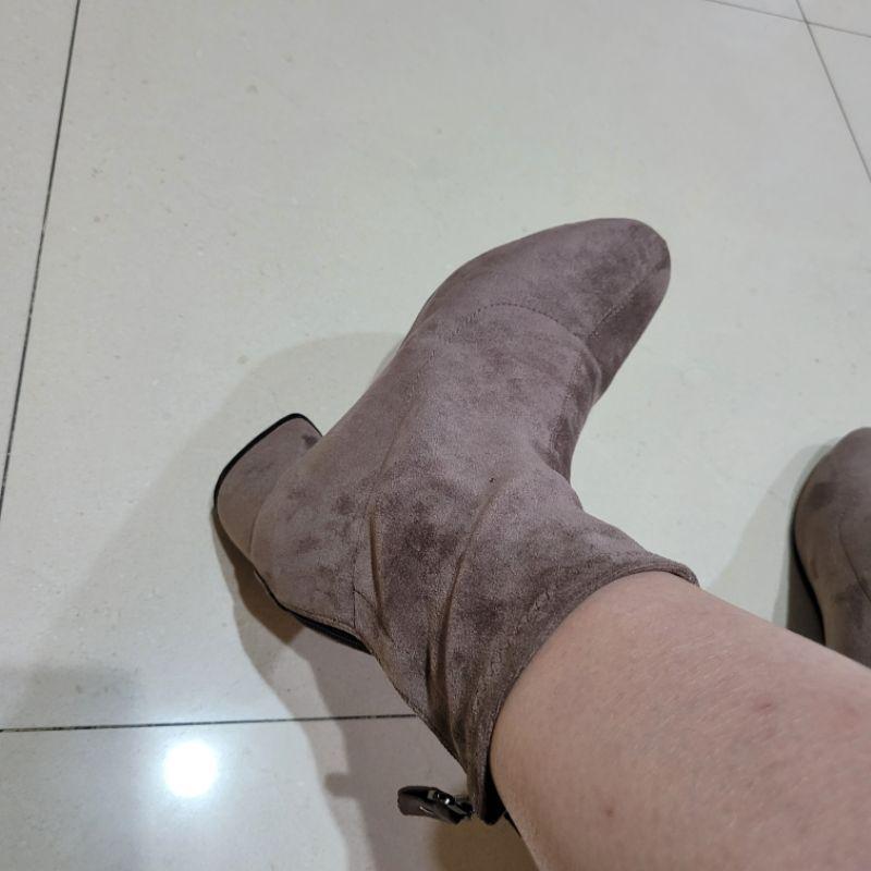 全新韓版短靴40號25cm貼腳踝大尺碼-細節圖6