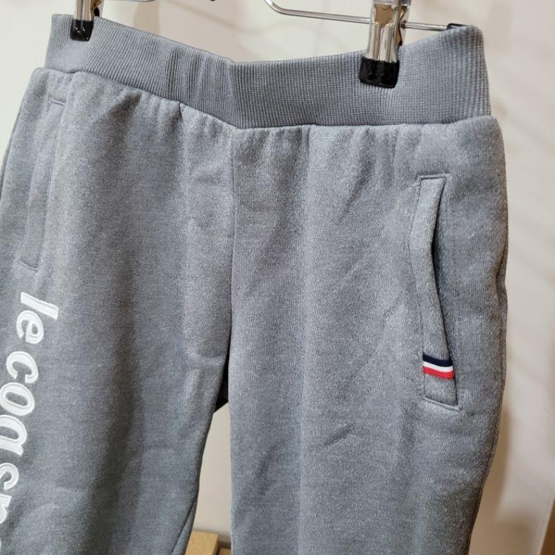 Le coq sportif 全新灰色運動長褲挺立L號 九成新new balance灰色L號-細節圖2