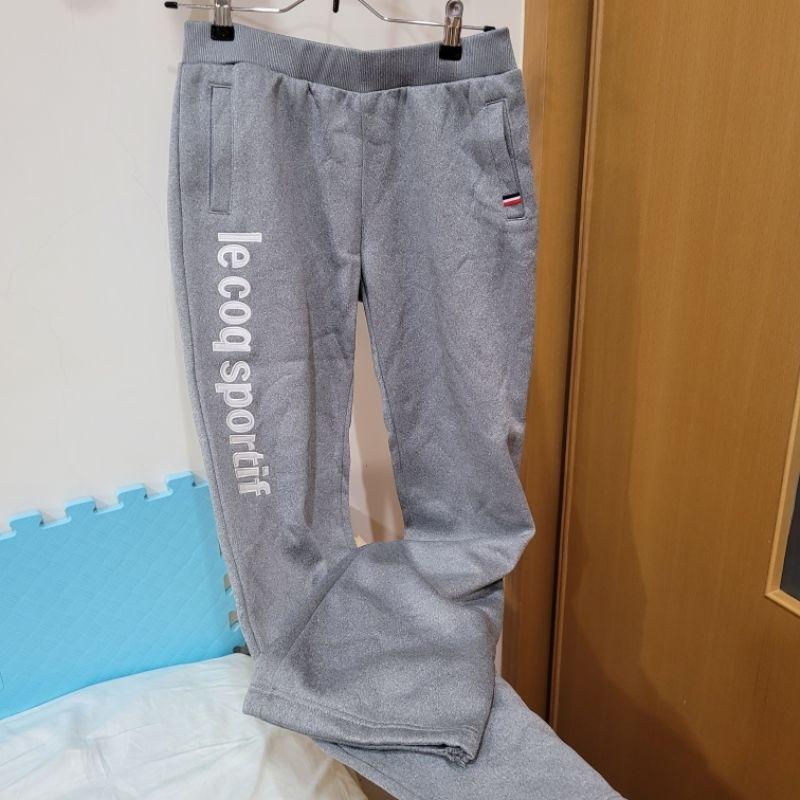 Le coq sportif 全新灰色運動長褲挺立L號 九成新new balance灰色L號-細節圖3