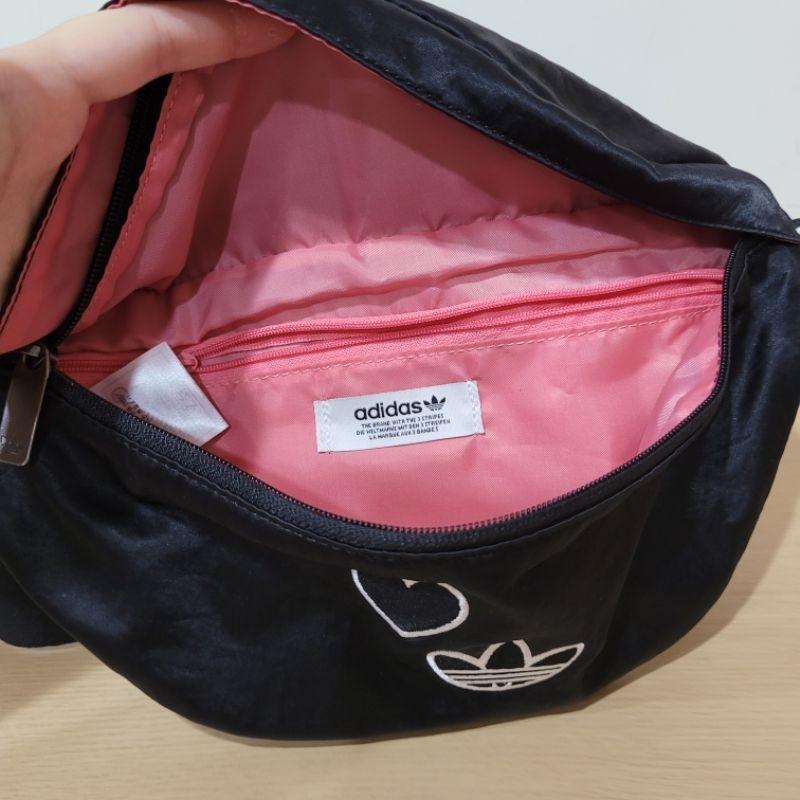 99新Under armour 背包 與Adidas外黑色內裡桃紅鍛面腰包 Ua可放15吋notebook-細節圖7