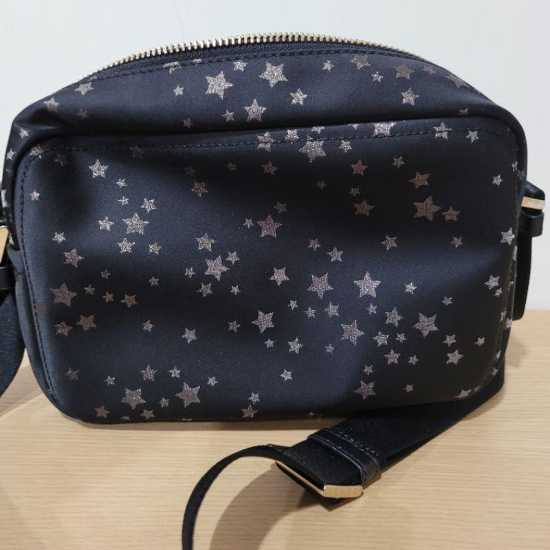 98新Kate spade new York chelsea 星星尼龍側背包鑲邊真皮輕便耐操粗背帶不勒肩l-細節圖2