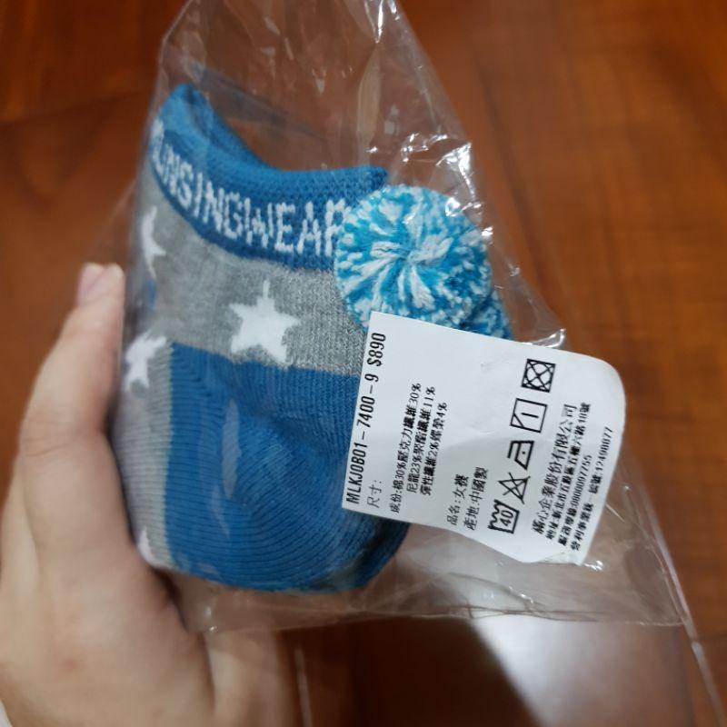 全新munsingwear 企鵝牌 星星船型 襪子 抗菌防臭 尾端有個小圓球 超好看 22-24cm-細節圖3