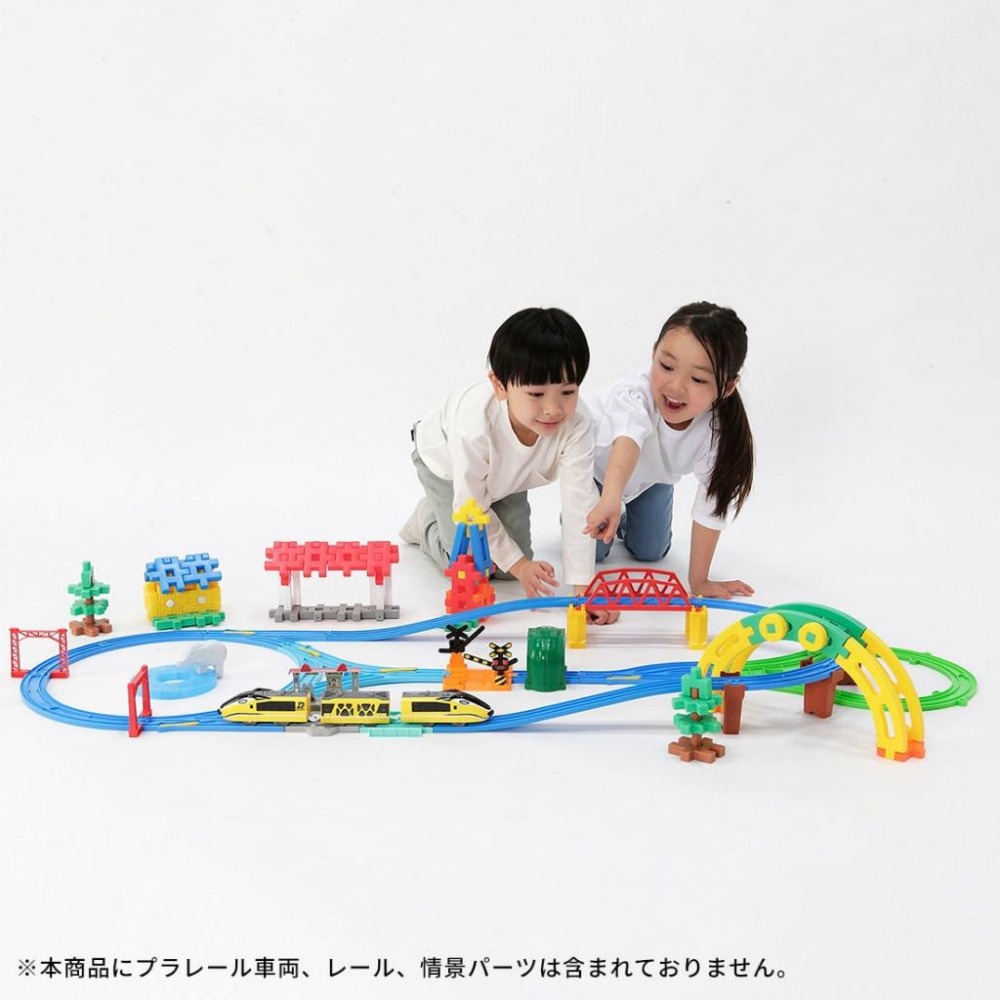 【現貨】日本學研 學研空氣積木 - PLARAIL 入門場景組 GK70028 益智積木 啟發玩具 創造力-細節圖7