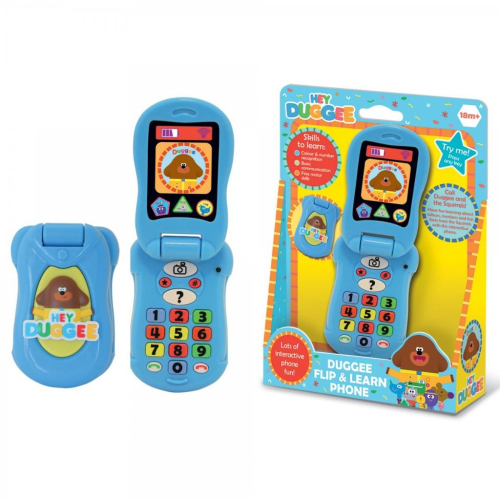 【現貨】阿奇幼幼園 HEY DUGGEE -兒童玩具手機 DUGGEE FLIP&amp;LEARN PHONE GB14488