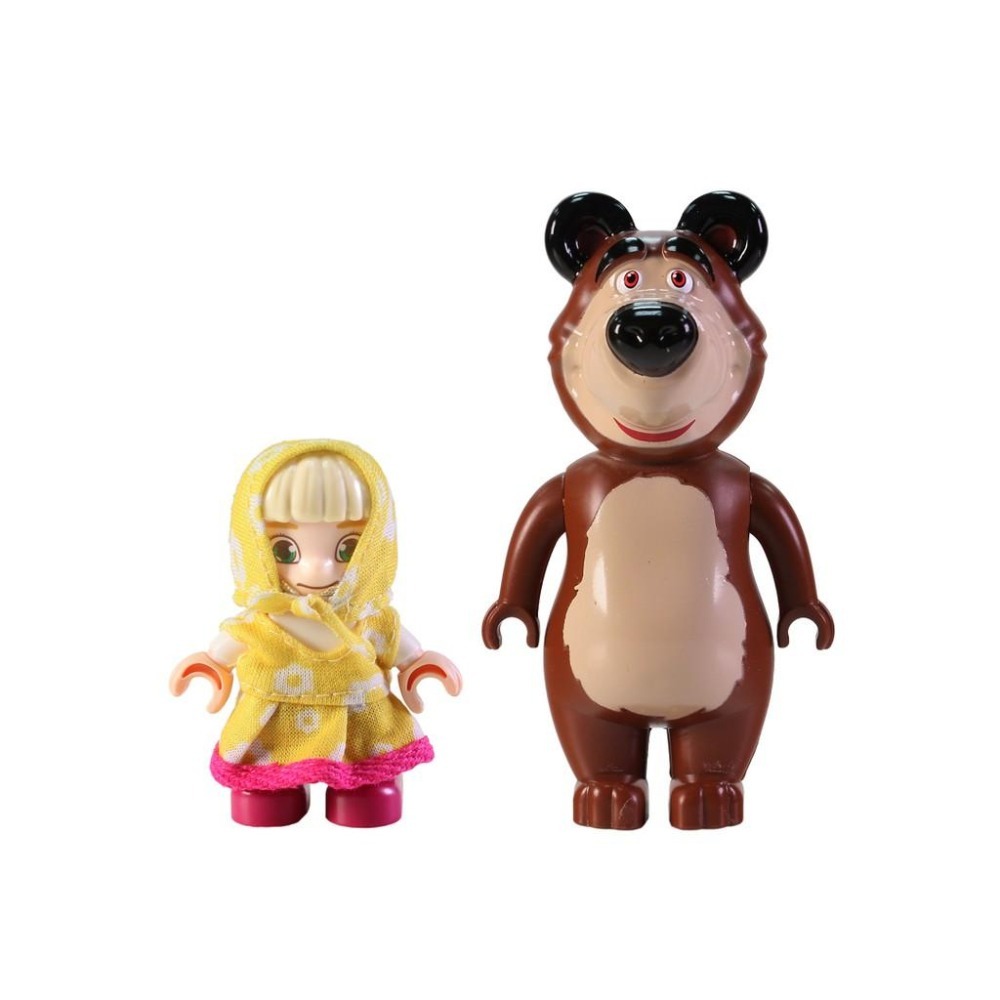 瑪莎與熊 Masha and The Bear CH-火車站組Train Station (60件組) QM61367-細節圖4