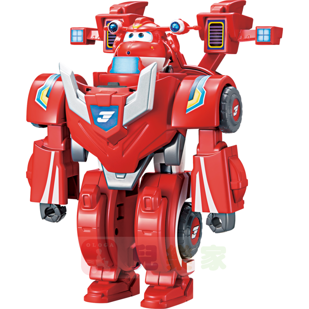 【現貨】Super Wings S7 超級飛行員 - 杰特變形機器人賽車組 AL43445-細節圖3