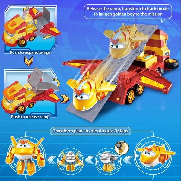 【現貨】Super Wings S7 超級飛行員 - 高登變形救援車 AL43098-細節圖3