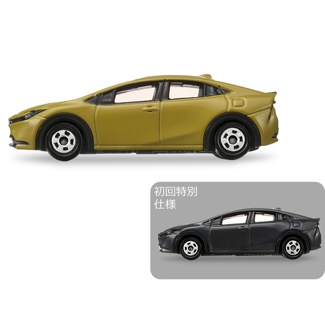 【套裝】TOMICA 多美小汽車 - No.019 豐田Prius 初回+一般 套裝組-細節圖2