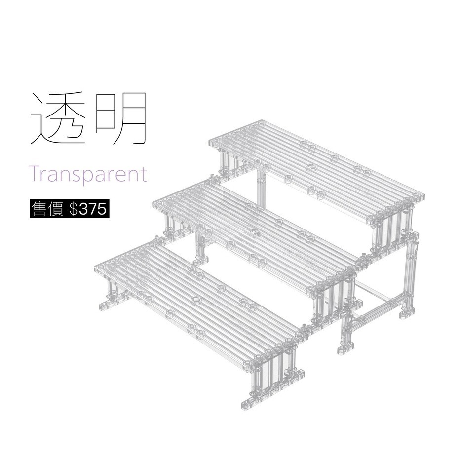 【模型綠洲 嘉義】桌上伸展台 展示階梯架 收納陳列 模型 公仔 微縮 扭蛋 盒玩 盲盒 黏土人 MSE重奏SD-細節圖10