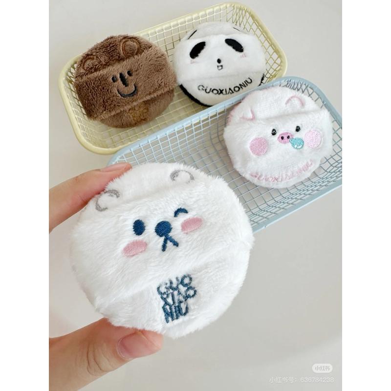 新品現貨｜官方授權🏆郭小妞動物園毛毛長絨粉撲🐣-細節圖3