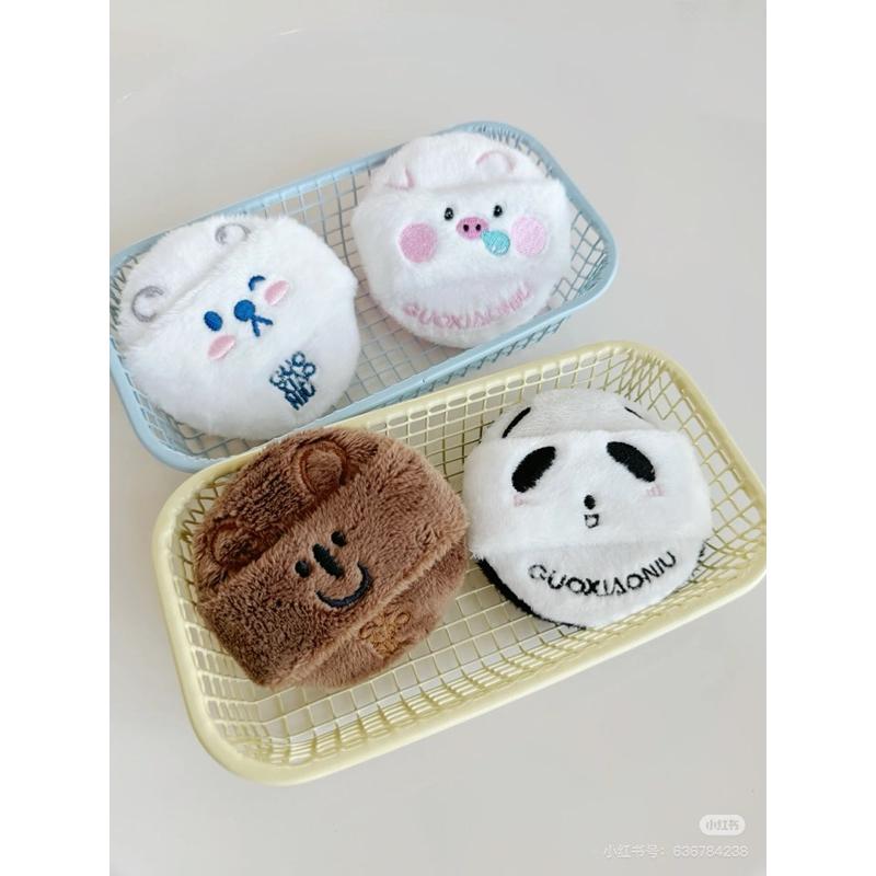 新品現貨｜官方授權🏆郭小妞動物園毛毛長絨粉撲🐣-細節圖4