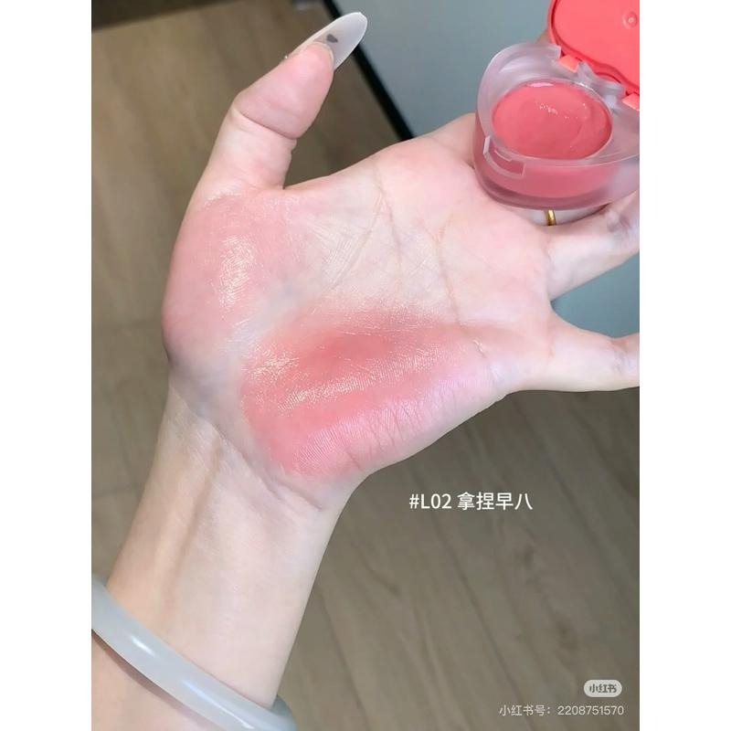 新品現貨｜𝙑𝙀𝙀𝘾𝘾𝙄唯資布丁唇頰多用膏🍮自帶唇刷！唇頰兩用💛-細節圖5