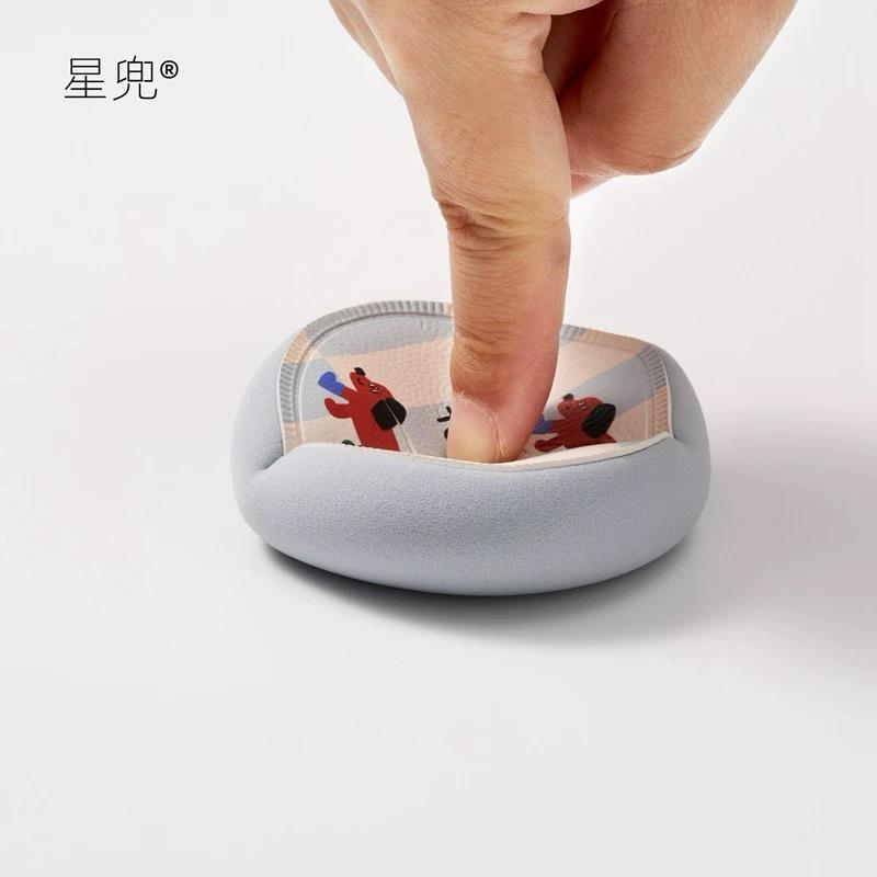 新品現貨｜送收納盒‪‪‪‪.ᐟ.ᐟ星兜乎乎溼用小狗棉花糖粉撲2入組🐕-細節圖5