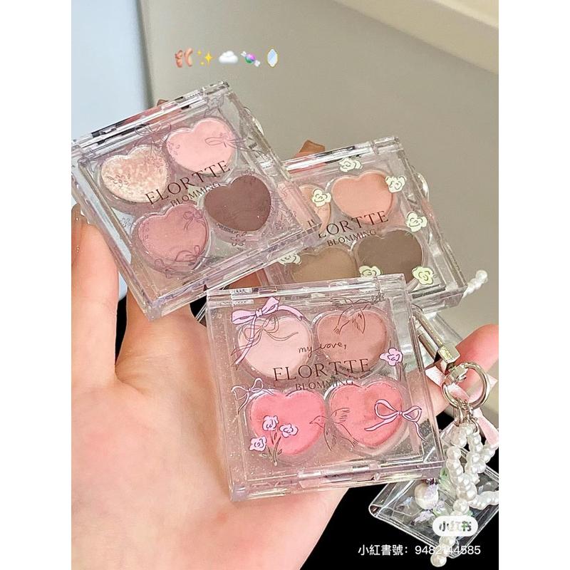 新品現貨｜𝙁𝙇𝙊𝙍𝙏𝙏𝙀 花洛莉亞自戀系列四色提亮臥蠶眼影多用盤🍑-細節圖2