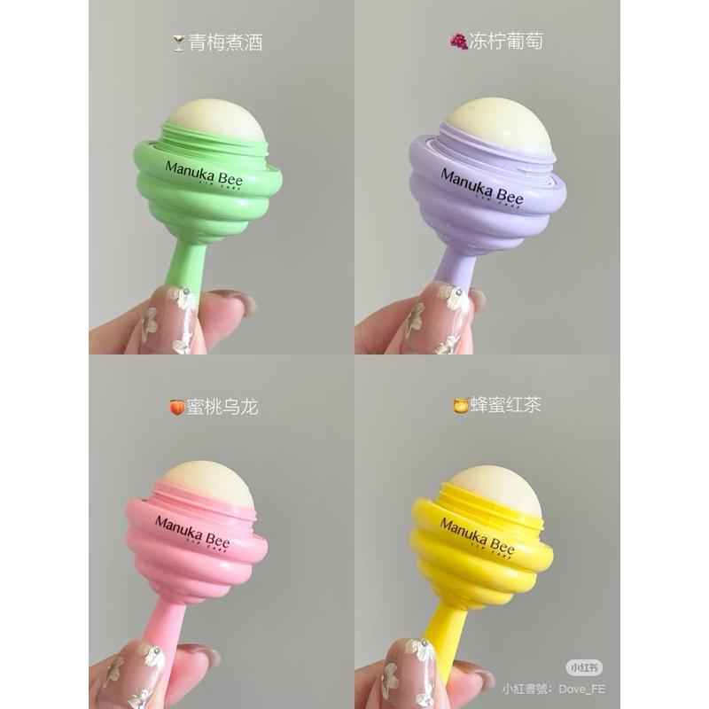 新品現貨｜官方授權🏆𝙈𝙖𝙣𝙪𝙠𝙖𝙗𝙚𝙚小蜜坊棒棒糖護唇膏🍯-細節圖7