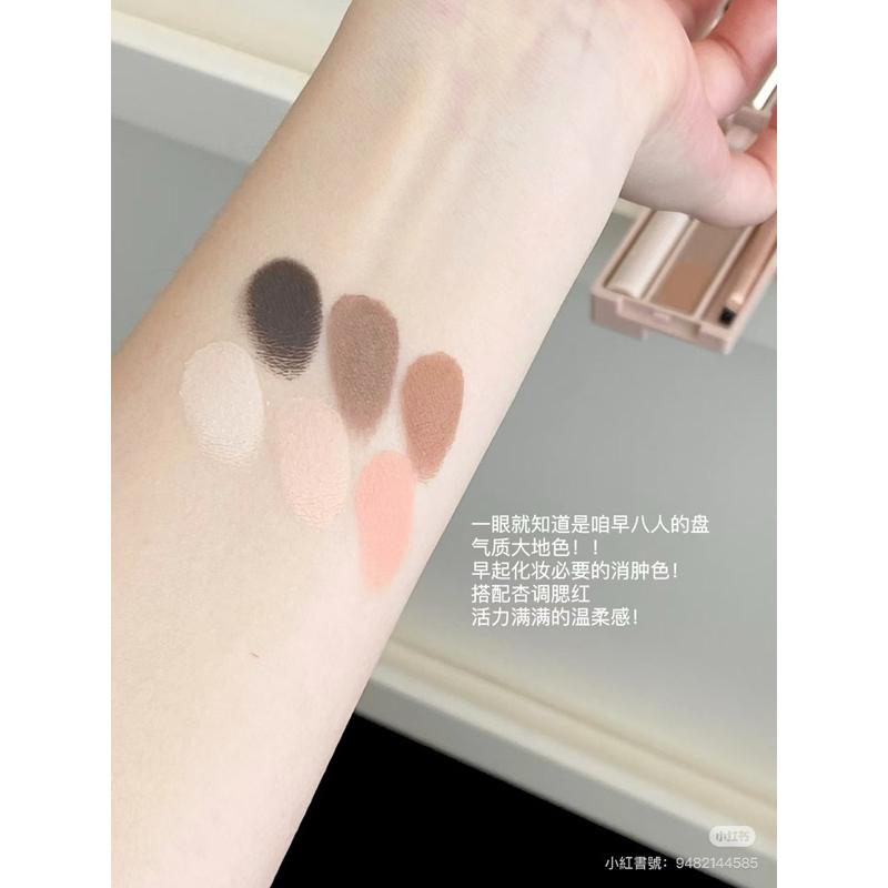 新品現貨｜𝙅𝙪𝙙𝙮𝙙𝙤𝙡𝙡橘朵迷你掌心盒🪞一盒七用旅行必備💓睫毛膏/眼影/眼線/眉粉/腮紅/高光/陰影all in！-細節圖6