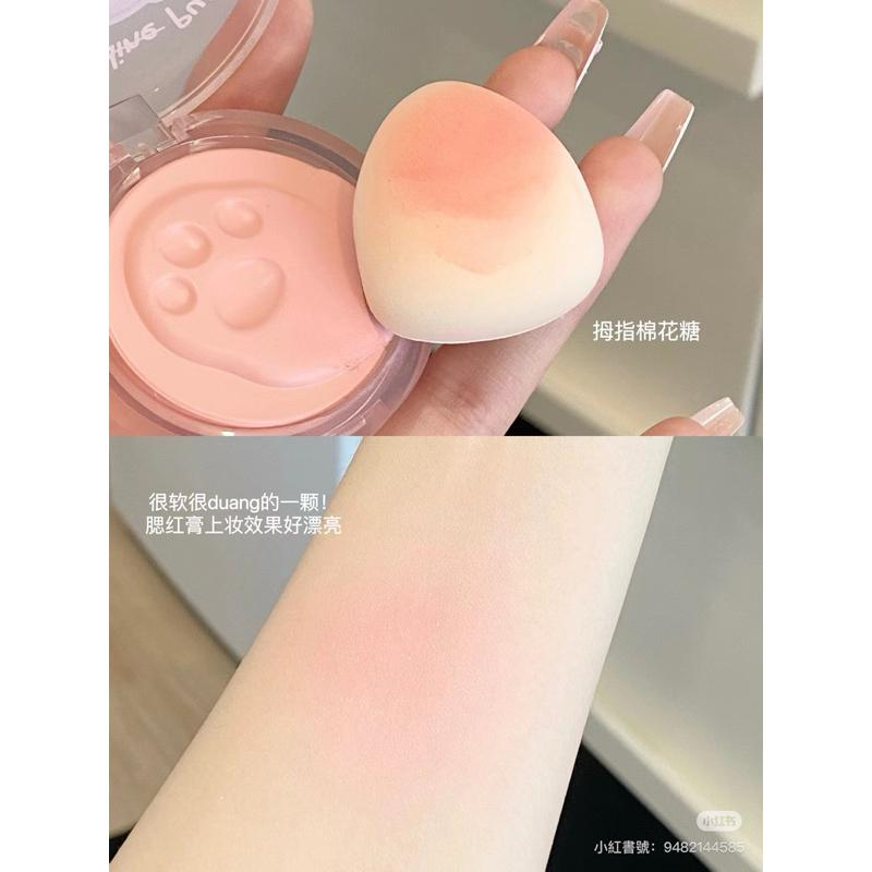 新品現貨｜送收納盒！𝙀𝙑𝙀𝙍𝘽𝘼𝘽艾蓓拉蝴蝶結奶皮粉撲🎀蝴蝶結拇指粉撲🫧-細節圖4