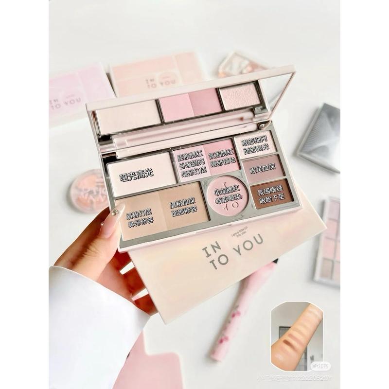 新品現貨｜官方授權🏆𝙄𝙉𝙏𝙊 𝙔𝙊𝙐面部綜合多功能盤💖一盤九色超方便😻-細節圖7