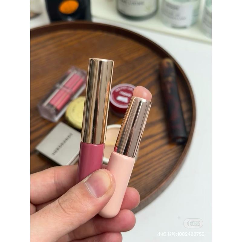 新品現貨｜送防塵蓋！圓頭硅膠木柄唇刷🤍超Q刷頭不吃妝😻美甲拍拍刷💅🏻-細節圖8