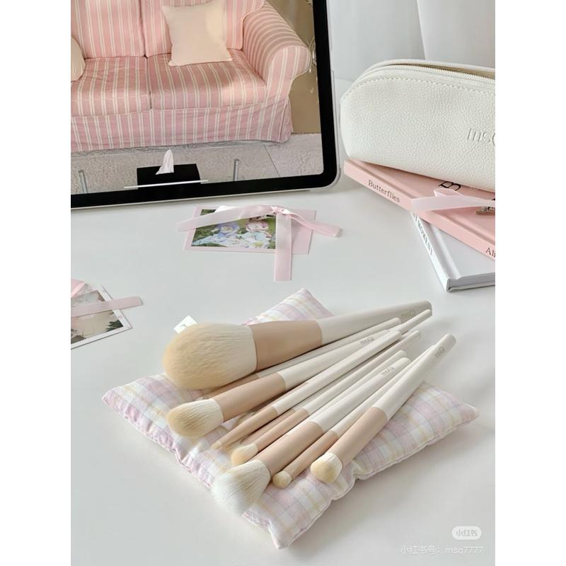 新品現貨｜𝙈𝙎𝙌 魅絲蔻11隻奶芙化妝刷套刷☁️送收納包💗-細節圖4