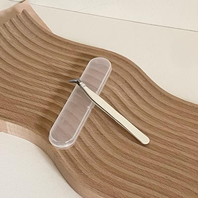 新品現貨｜送收納盒‪！高精密假睫毛鑷子🤍嫁接睫毛鑷子🧸金羽夾/七字夾/鷹嘴夾/圓頭金羽夾🧺-細節圖2