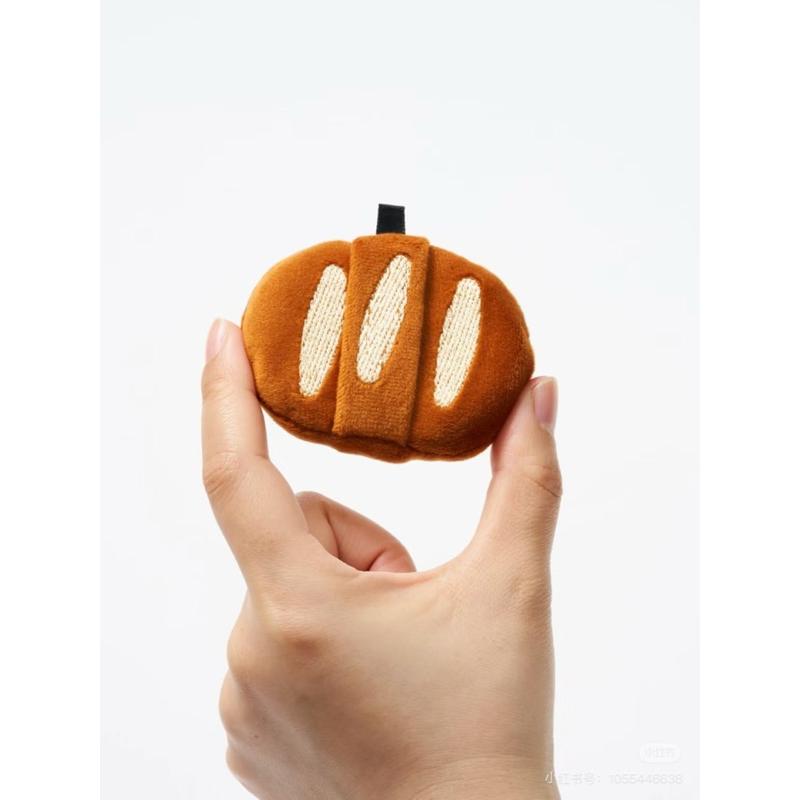 新品現貨｜星兜飽飽粉撲/短絨植絨散粉撲🤍曲奇餅乾/鹼水麵包🥖-細節圖2