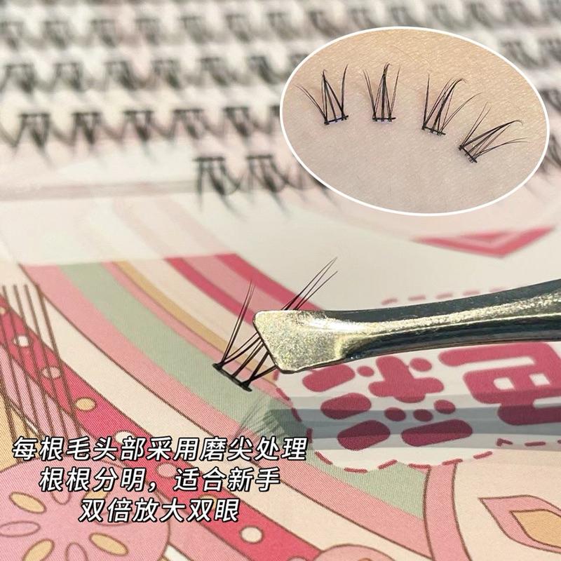 新品現貨｜魔法色彩小火苗黑梗假睫毛🎀超大容量！整整10排🤩-細節圖4