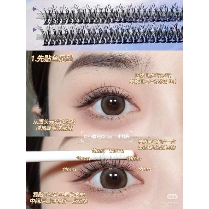 新品現貨｜𝙀𝙑𝙀𝙍𝘽𝘼𝘽 單簇假睫毛⚡️媽生睫毛輕鬆get‪‪‪‪.ᐟ.ᐟ小紅書超火的辣🔥-細節圖3