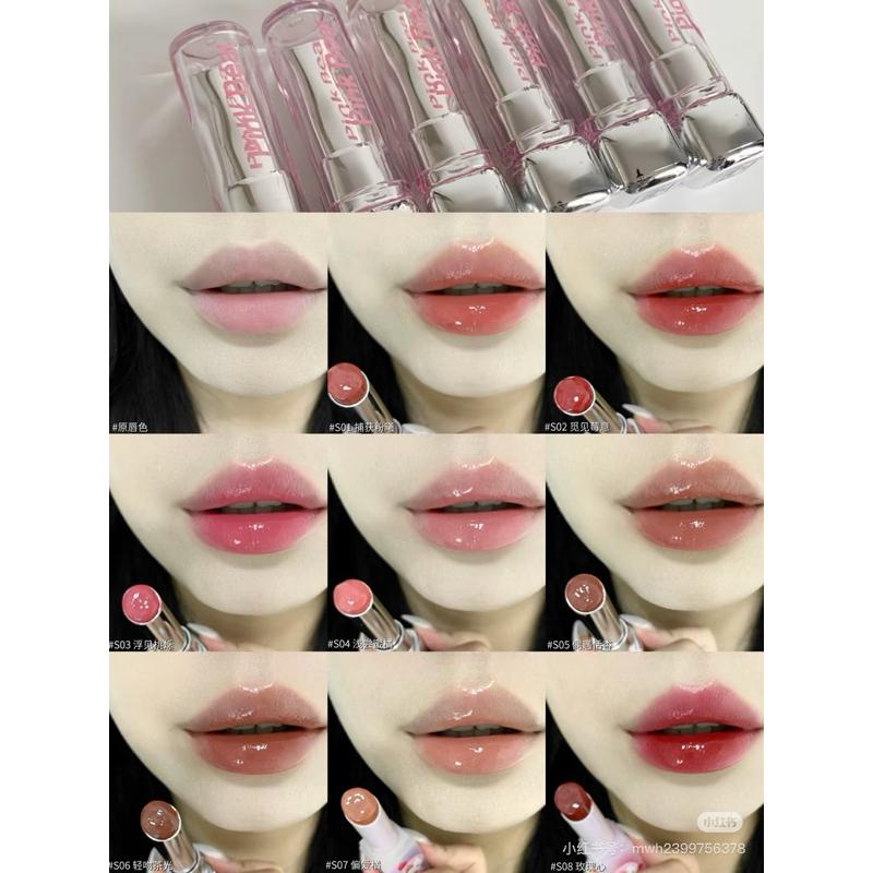 新品現貨｜官方授權🏆𝙋𝙞𝙣𝙠𝘽𝙚𝙖𝙧 皮可熊冰透糖光口紅🧊水精華口紅💄保濕不拔乾.ᐟ.ᐟ乾唇寶貝の救星✨-細節圖5