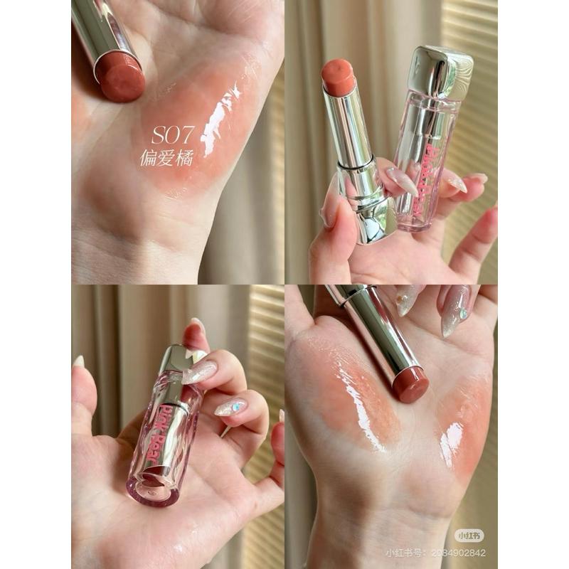 新品現貨｜官方授權🏆𝙋𝙞𝙣𝙠𝘽𝙚𝙖𝙧 皮可熊冰透糖光口紅🧊水精華口紅💄保濕不拔乾.ᐟ.ᐟ乾唇寶貝の救星✨-細節圖9
