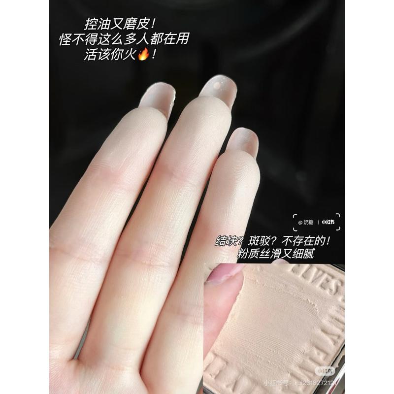 新品現貨｜𝙁𝙪𝙣𝙣𝙮 𝙀𝙡𝙫𝙚𝙨方里柔焦控油定妝蜜粉餅🤍專為亞洲人量身訂造的粉餅😻-細節圖5