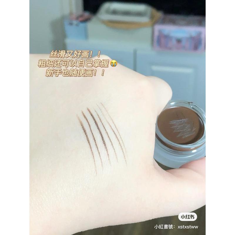 新品現貨｜買一送一送眼線刷‪‪‪‪.ᐟ.ᐟ 𝘼𝙆𝙁 順滑持妝眼線膏☁️防水防汗還防蹭‪‪‪‪🔥超大容量一罐整整5g😻-細節圖3
