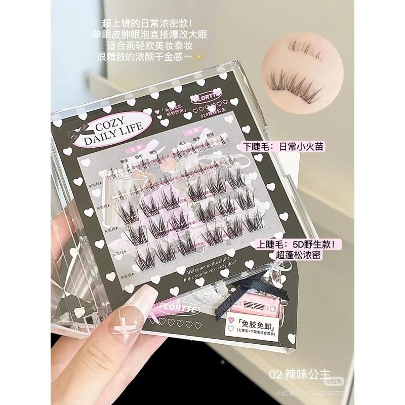 新品現貨｜𝙁𝙇𝙊𝙍𝙏𝙏𝙀 花洛莉亞免膠假睫毛💃🏻重複使用超省錢！-細節圖4