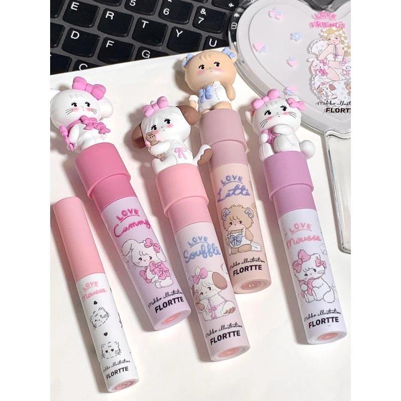 新品現貨｜𝙁𝙇𝙊𝙍𝙏𝙏𝙀 花洛莉亞𝙈𝙞𝙠𝙠𝙤聯名奶糕唇泥♥️-細節圖2