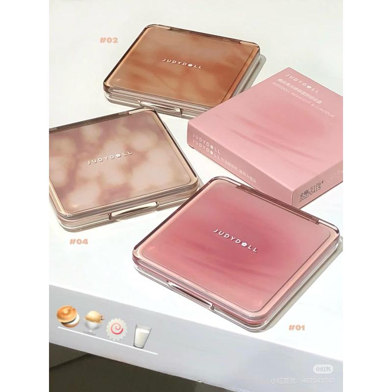 新品現貨｜全新升級！𝙅𝙪𝙙𝙮𝙙𝙤𝙡𝙡 橘朵高光修容盤🐰迪士尼聯名系列💓新手必備‪‪‪‪.ᐟ.ᐟ-細節圖2