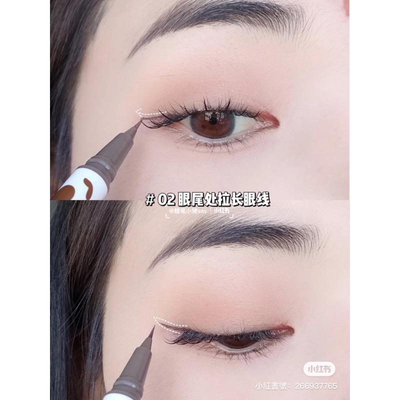 新品現貨｜𝙁𝙇𝙊𝙍𝙏𝙏𝙀 花洛莉亞好哇塞眼線筆臥蠶筆🐰新手必備の超絲滑眼線液筆⚡️-細節圖6