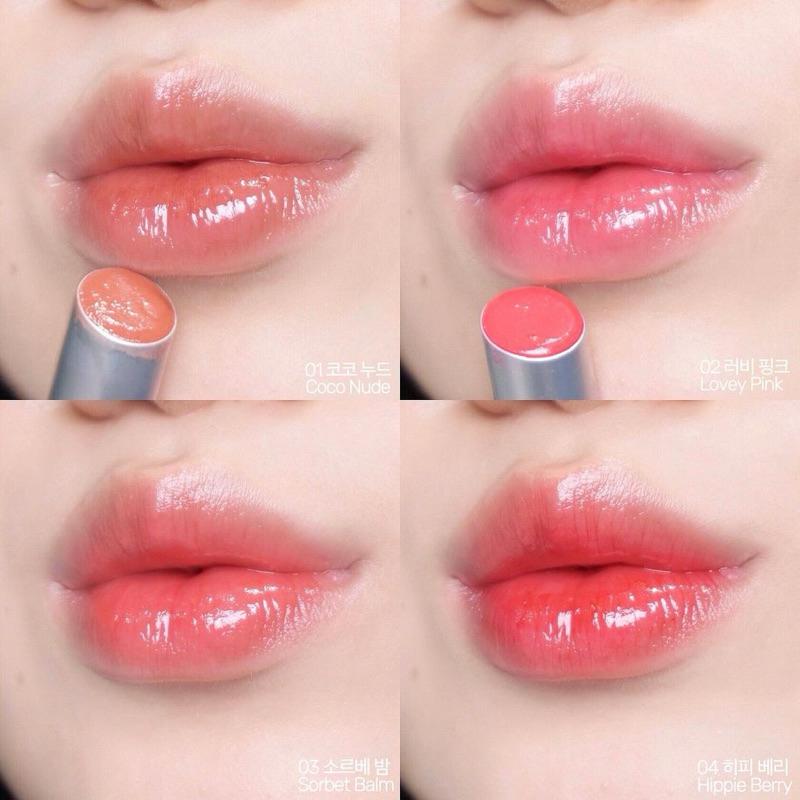 新品現貨｜𝙍𝙤𝙢𝙖𝙣𝙙 水波果凍豐唇潤唇膏🧊含植物性保濕精油！保濕不拔乾💖-細節圖7