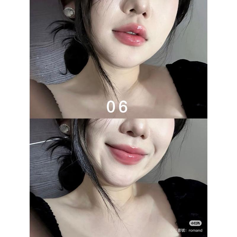 新品現貨｜𝙍𝙤𝙢𝙖𝙣𝙙 水波果凍豐唇潤唇膏🧊含植物性保濕精油！保濕不拔乾💖-細節圖9