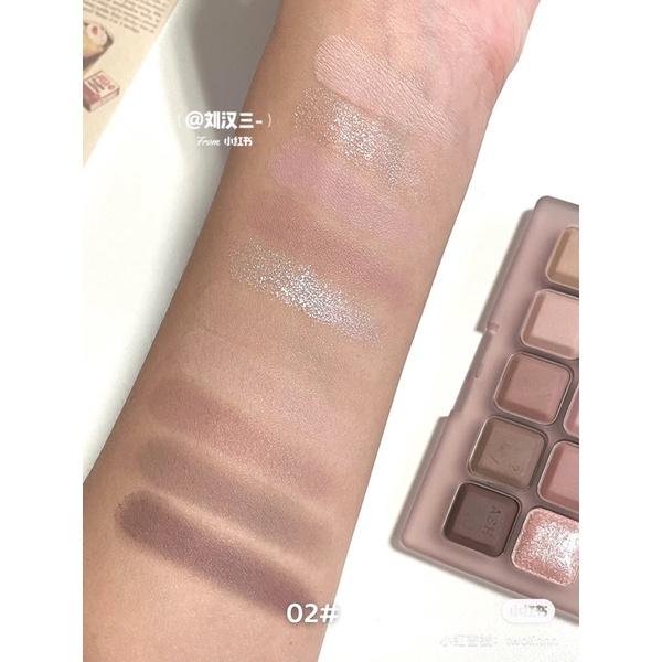 新品現貨｜𝙇𝙄𝙇𝙔𝘽𝙔𝙍𝙀𝘿 心情鍵盤十色眼影盤♥️-細節圖5