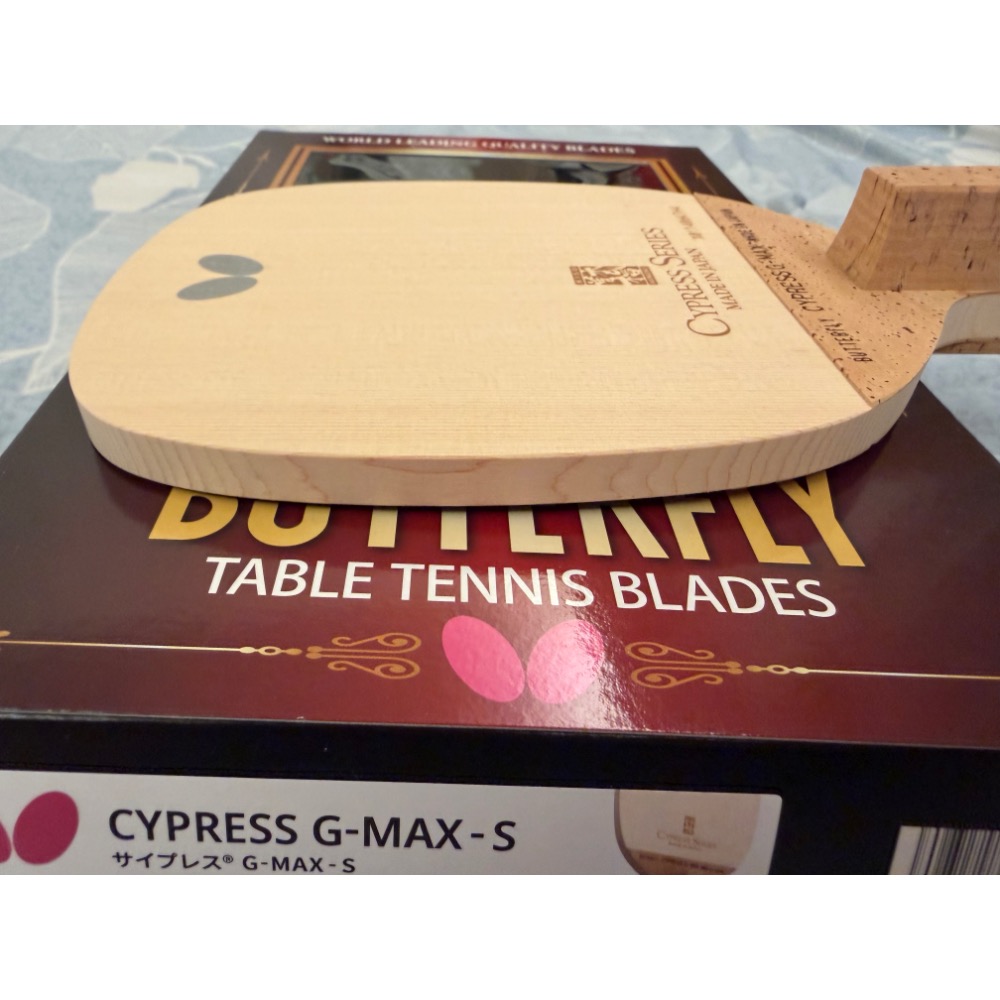 全新 Butterfly 蝴蝶牌 桌球拍 CYPRESS G-MAX gmax 日版 單檜-細節圖3